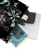 Teal Requiem Leather Handbag