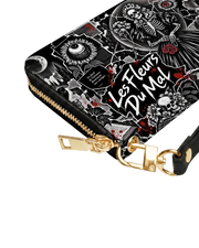 Shadow Bloom Long Zip Wallet