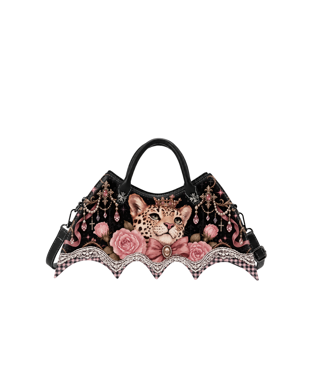 Rose Monarch Bat Wing Bag