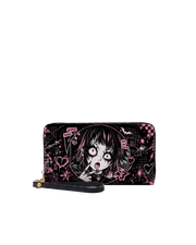 Saccharine Wrath Long Zip Wallet