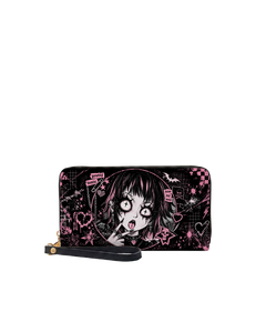 Saccharine Wrath Long Zip Wallet