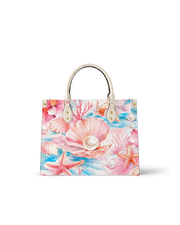 Blush Pearl Leather Handbag