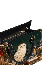 Nix Owl Leather Handbag