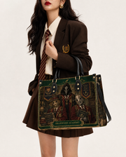 Monster Academy Leather Handbag