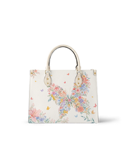 Floraptera Leather Handbag