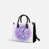 Butterfly Playlist Leather Handbag