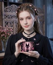 Pink Noir Cat Mini Wallet