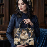 Lunar Ragdoll  Leather Handbag