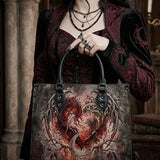 Ember Wings Leather Handbag