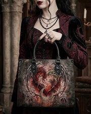 Ember Wings Leather Handbag