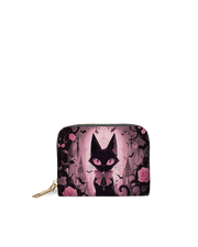 Pink Noir Cat Mini Wallet