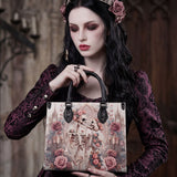 Oath of Bone & Rose Leather Handbag