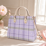 LilacDew Leather Handbag