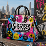 She Rises Leather Handbag