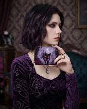 Violet Moon Feline Mini Wallet