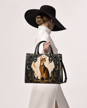 Sable Bastet Leather Handbag