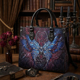 Oculus Moth Leather Handbag