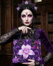 Blooming Tentacles Leather Handbag