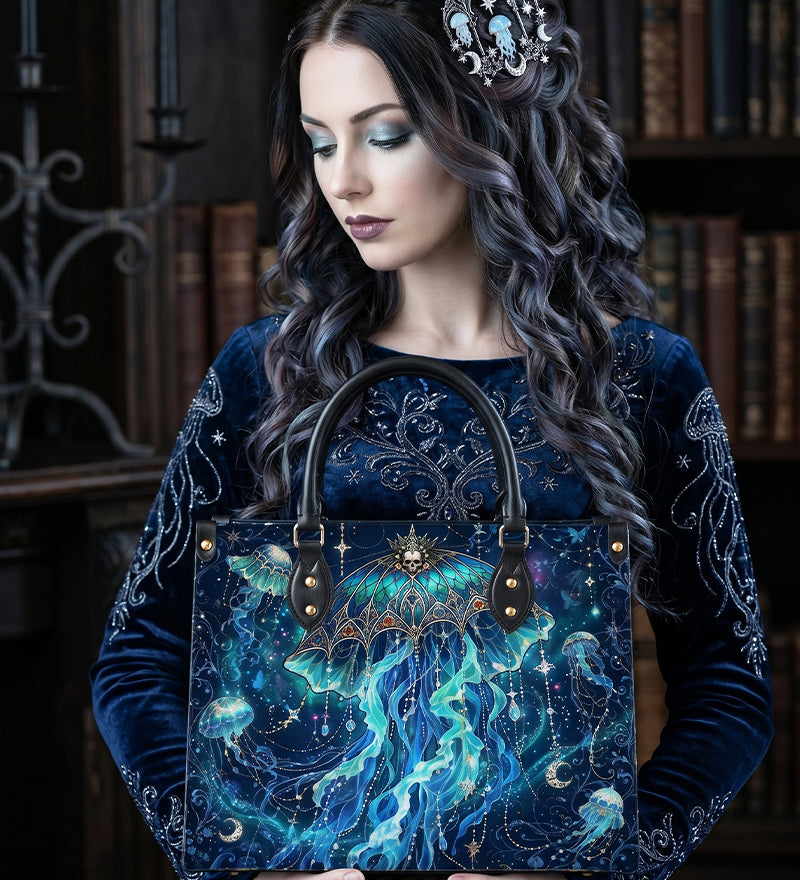 Siren Veil Leather Handbag