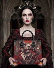Vampire Feast Leather Handbag
