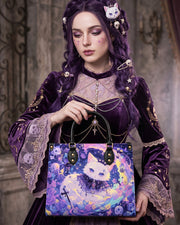 VioletPaw Leather Handbag