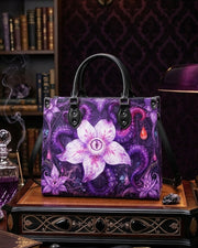 Blooming Tentacles Leather Handbag