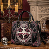 Woven Oath Leather Handbag