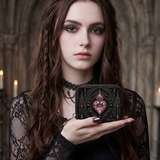 Crystal Heart Mini Wallet