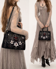 Lume Veil Leather Handbag