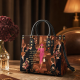 Lady Bloom Leather Handbag