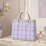 LilacDew Leather Handbag