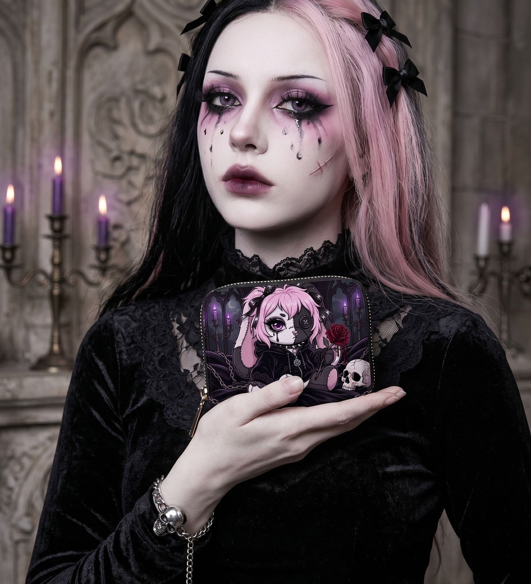 "Weep Rose" Mini Wallet
