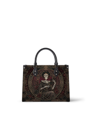 Below the bustle Leather Handbag