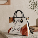 Just A Girl Leather Handbag