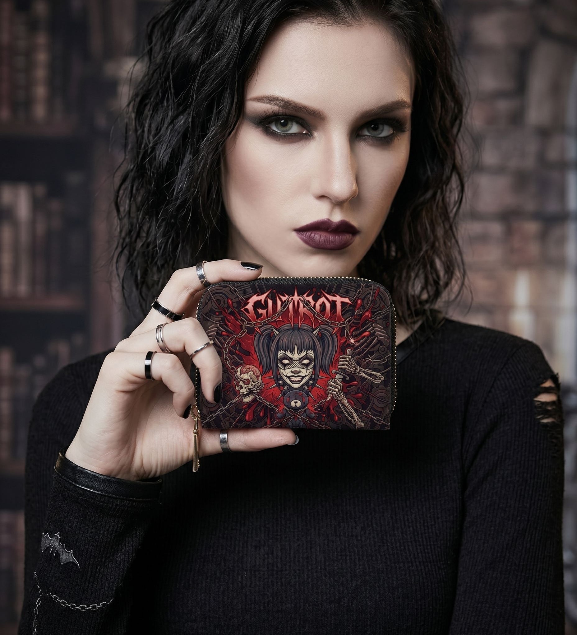 "Vicious Puppet" Mini Wallet
