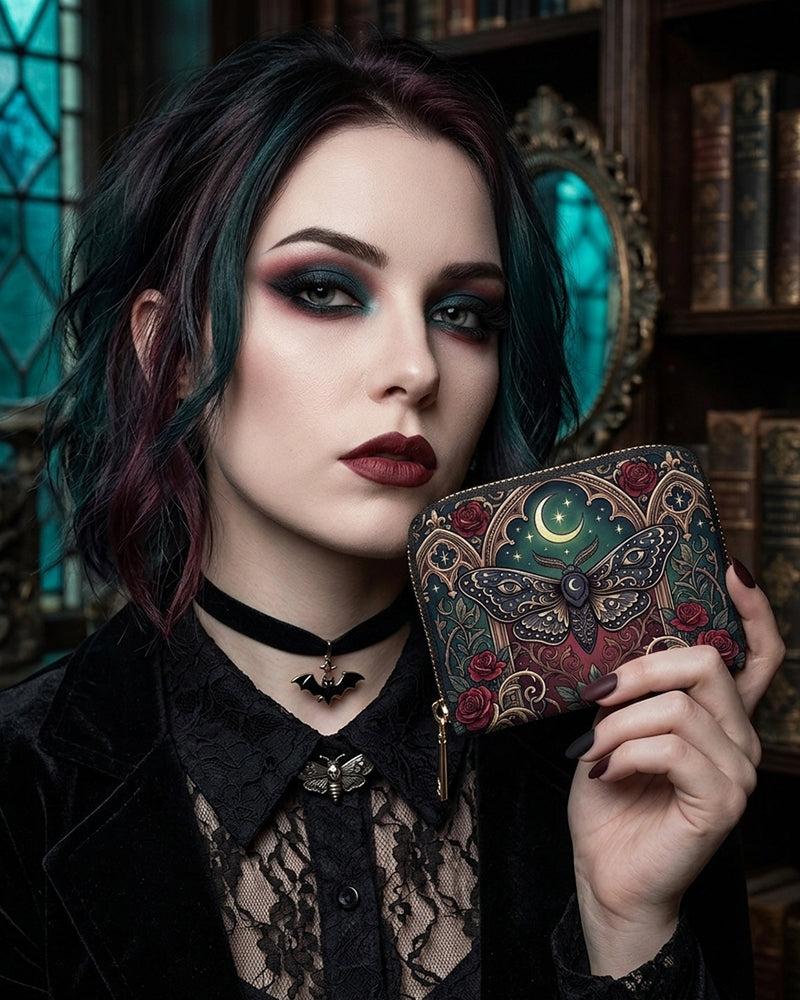 LunaMoth Mini Wallet