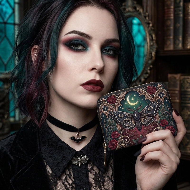 LunaMoth Mini Wallet
