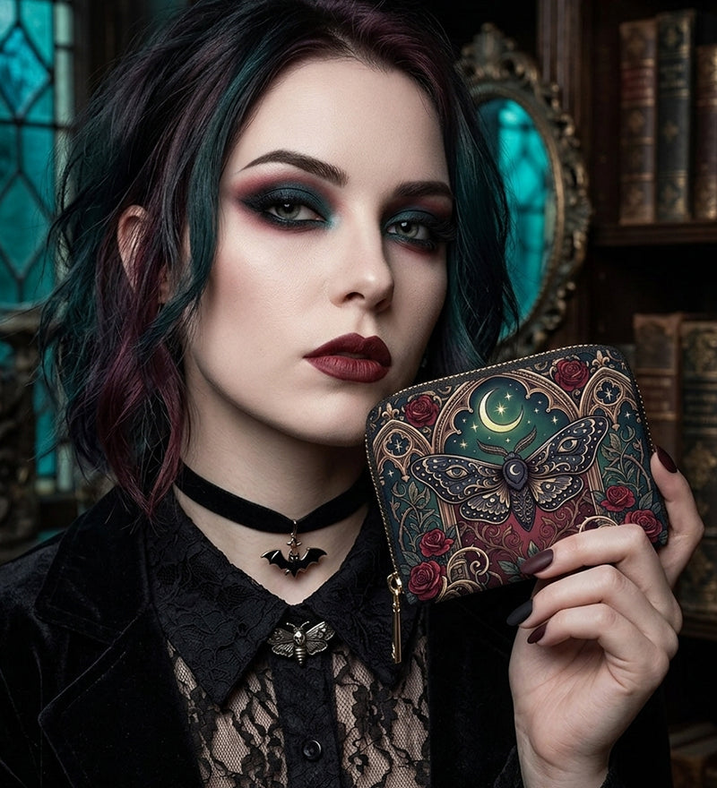 "Luna Moth" Mini Wallet