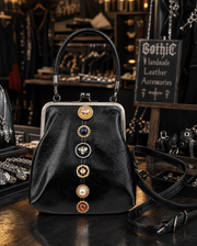 Vintage Gem Kiss‑Lock Handbag
