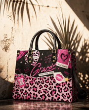 Pink Sugar Leather Handbag