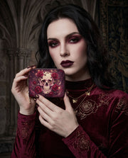 Bone Rose Mini Wallet