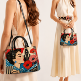 City Glam Leather Handbag