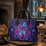Ember Wound Leather Handbag