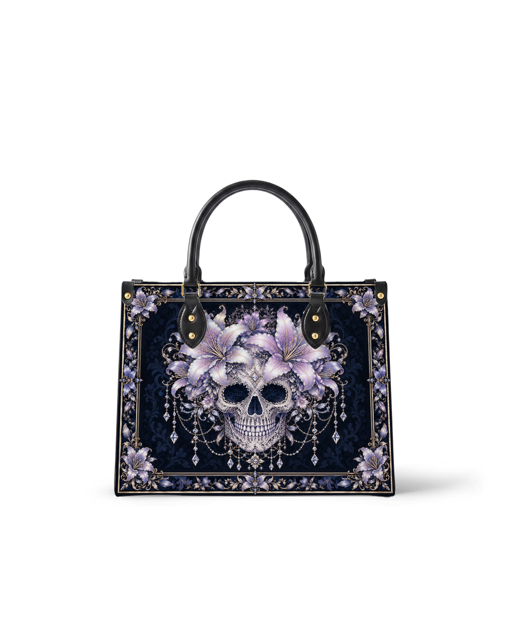 Lily Ossuary Leather Handbag