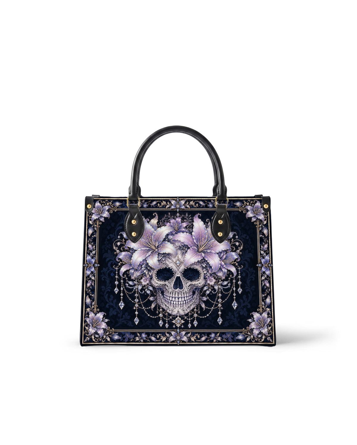 Lily Ossuary Leather Handbag