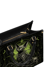 Viridfel Leather Handbag
