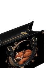 Moon Fox Leather Handbag