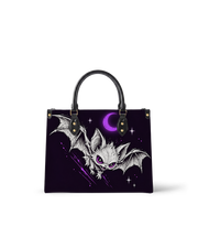 Night Wing Leather Handbag