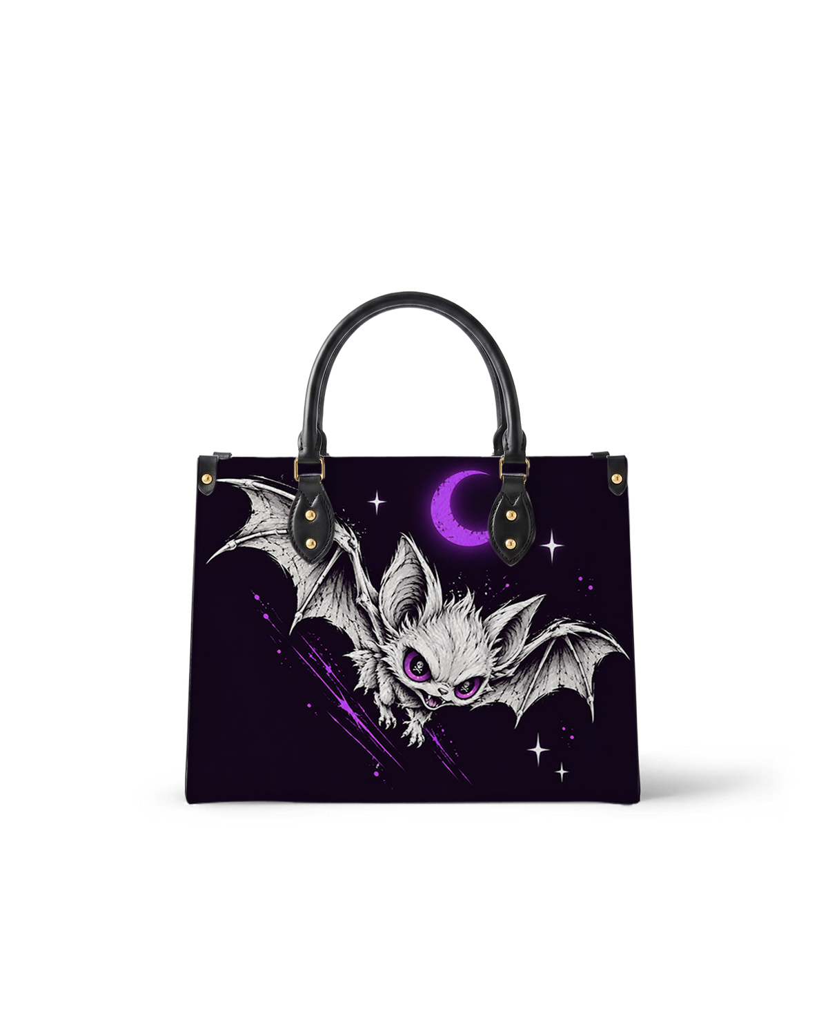 Night Wing Leather Handbag