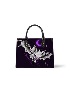 Night Wing Leather Handbag